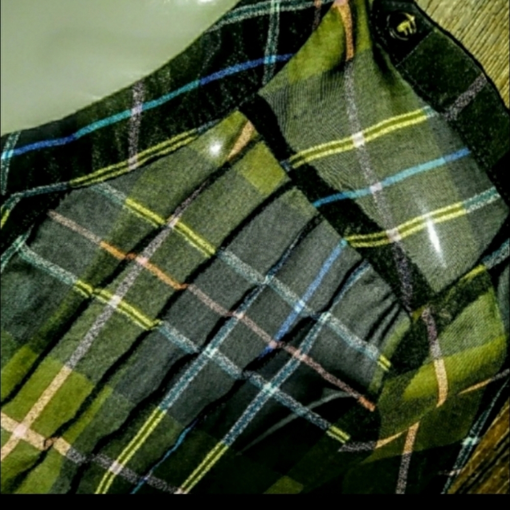 Papermoon Top Size M Sheer Plaid Sheer NWOT - Picture 5 of 10
